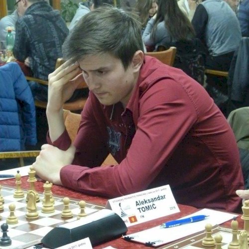 FM Aleksandar Tomić winner of the "Corona Cup"